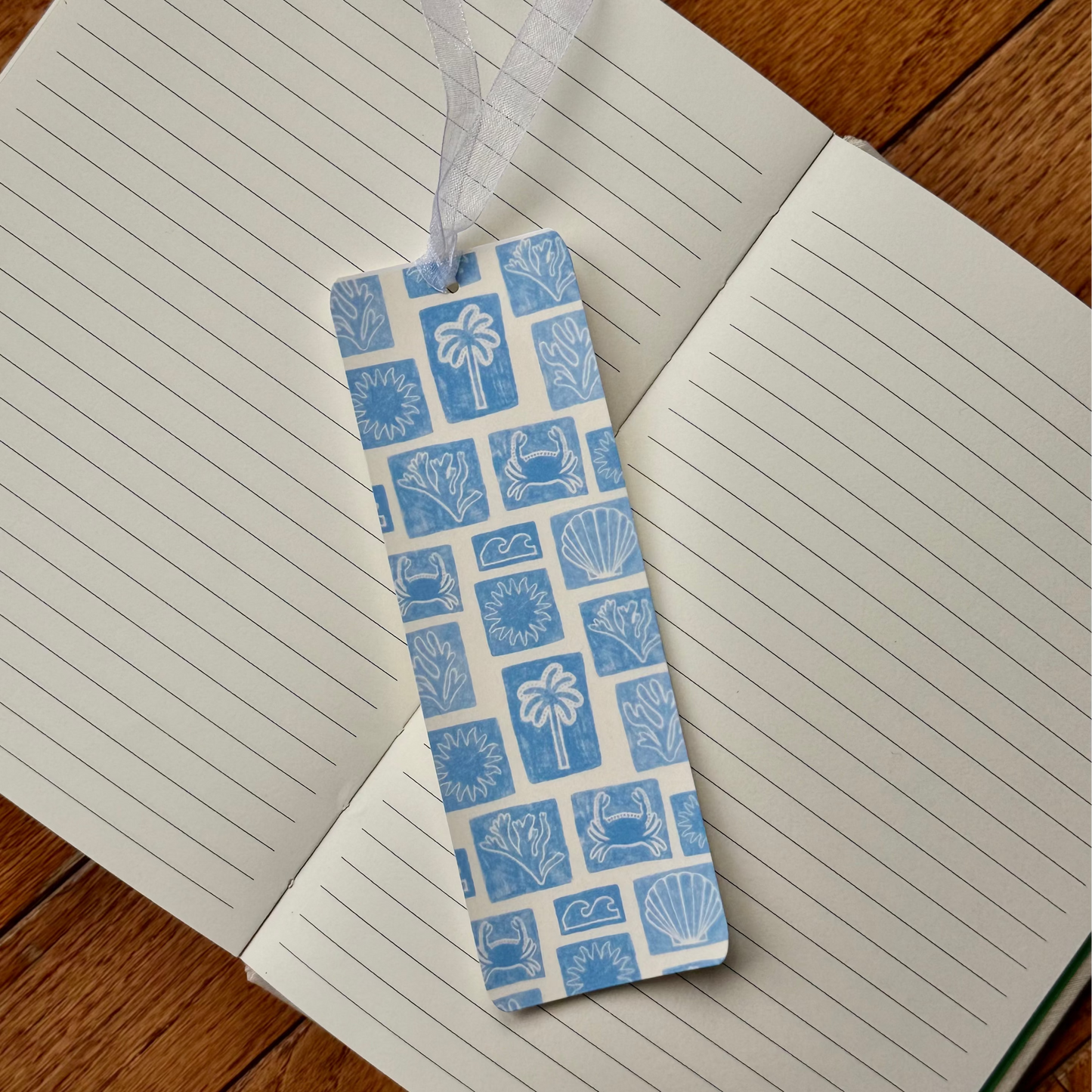 Blue Beach Vibes Bookmark