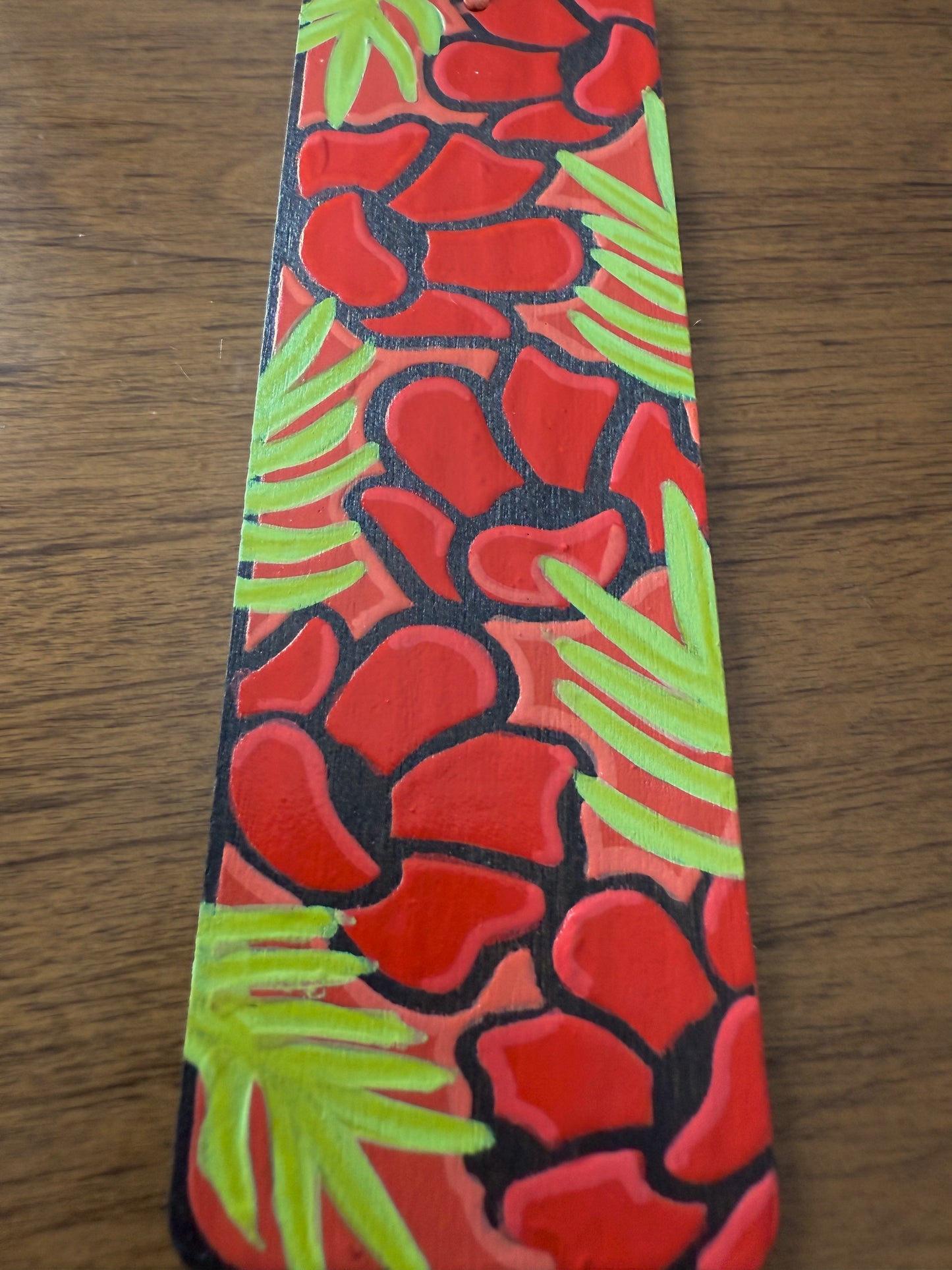 Red & Green botanical motifs