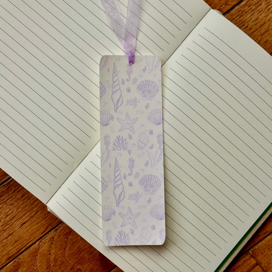 Purple Marine Life Bookmark