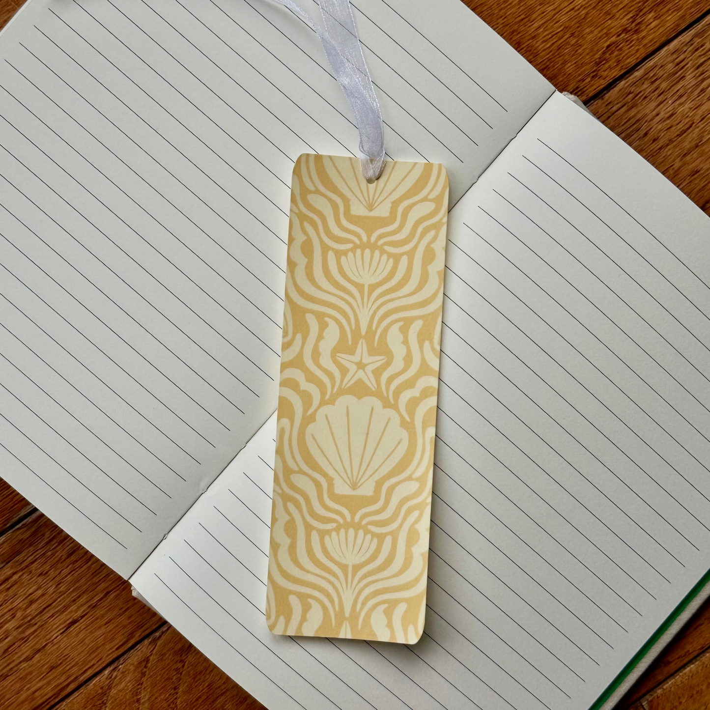 Abstract Seashell Bookmark
